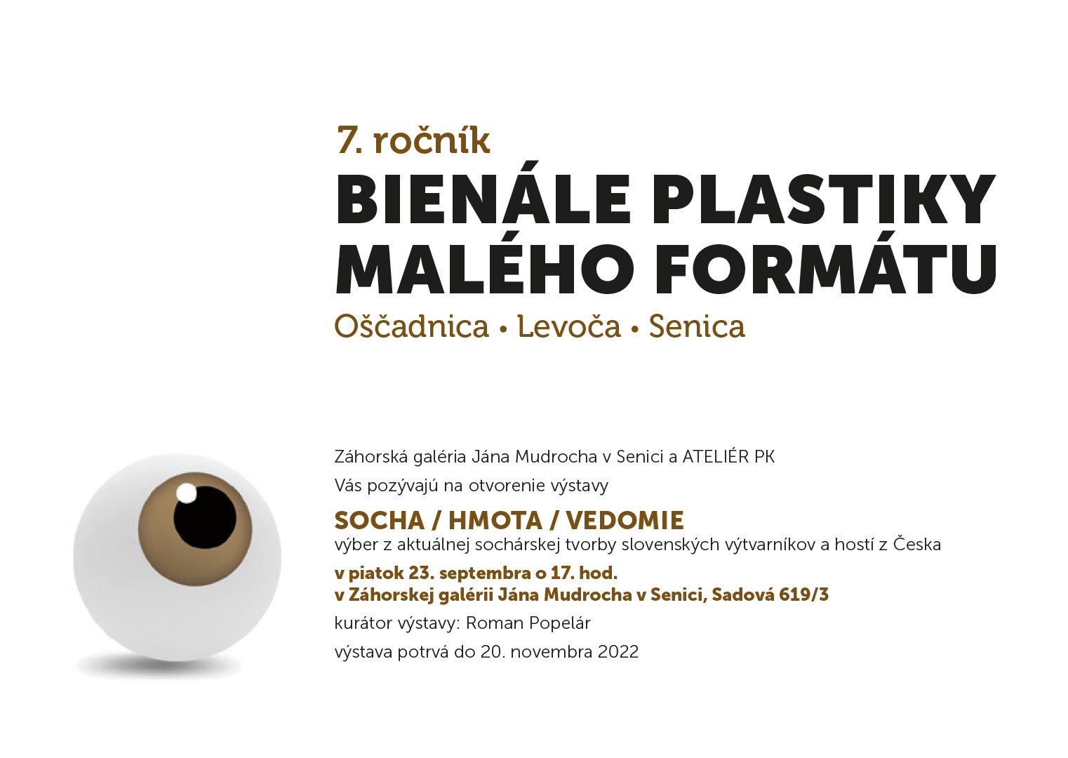 Bienále plastiky malého formátu 2022